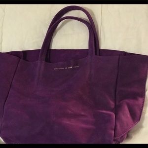 Ampersand as Apostrophe royal purple suede